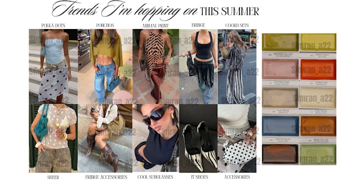 create professional fashion moodboards and trend boards