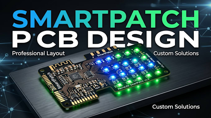 design low power macroled smartpatch pcb system