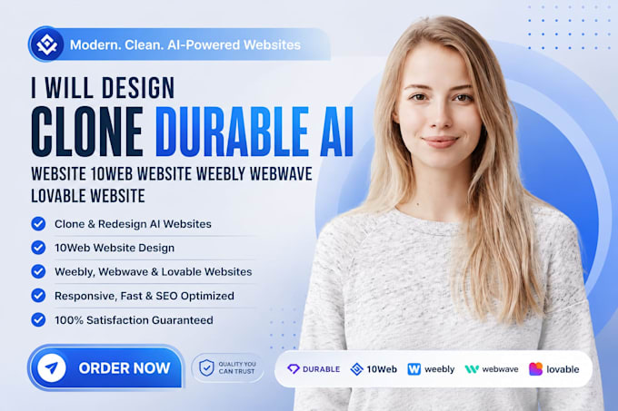 clone migrate durable ai 10web website lovable to wordpress website elementor