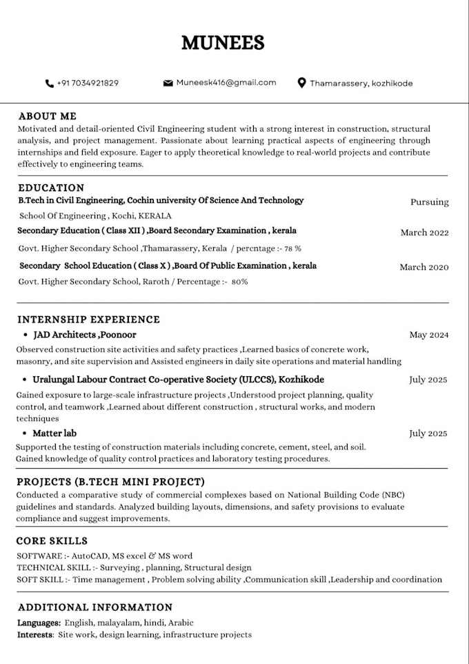 professional CV resume presentations and engineering reports,microsoft 365