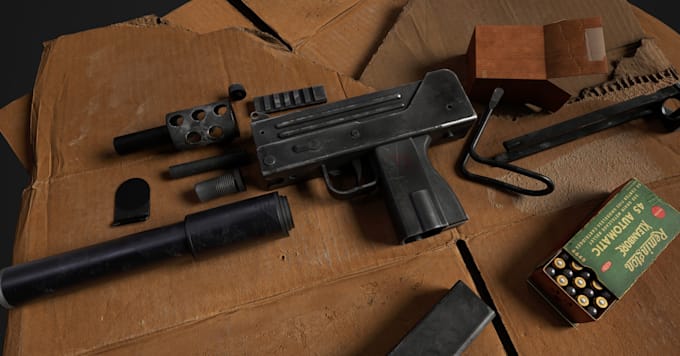 create realistic hard surface 3d models
