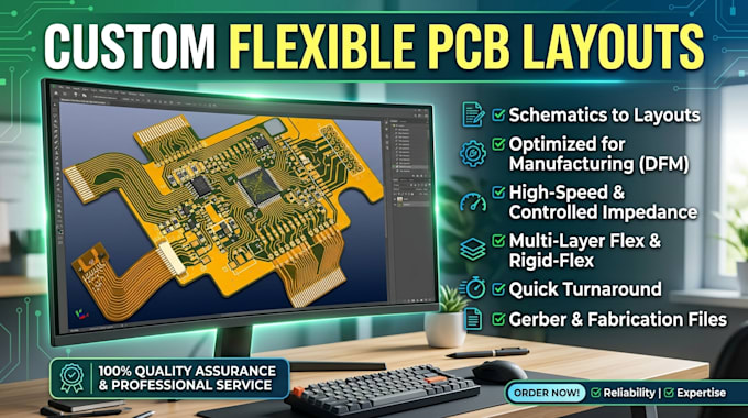 design custom flexible pcb layouts for your projects