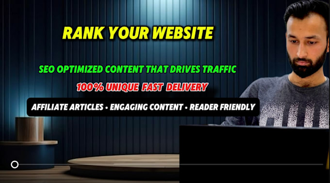 do professional SEO content writing for your website