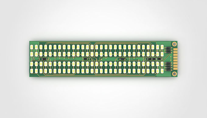 design led lighting pcb, driver circuit, led strip and manufacturing files