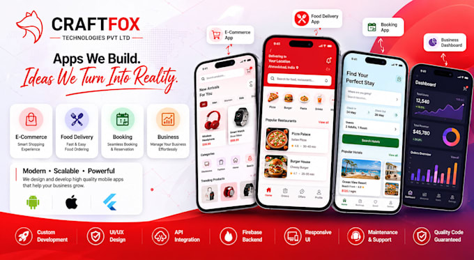 develop a professional android and ios mobile app