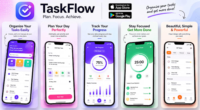design aso optimized app store screenshots