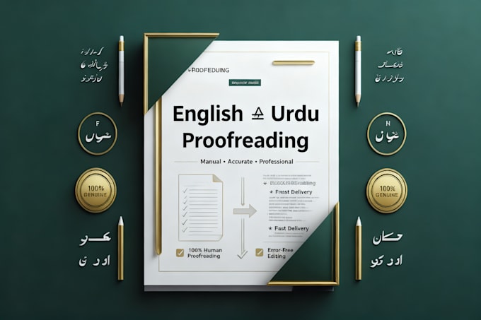 proofread english to urdu and urdu to english articles