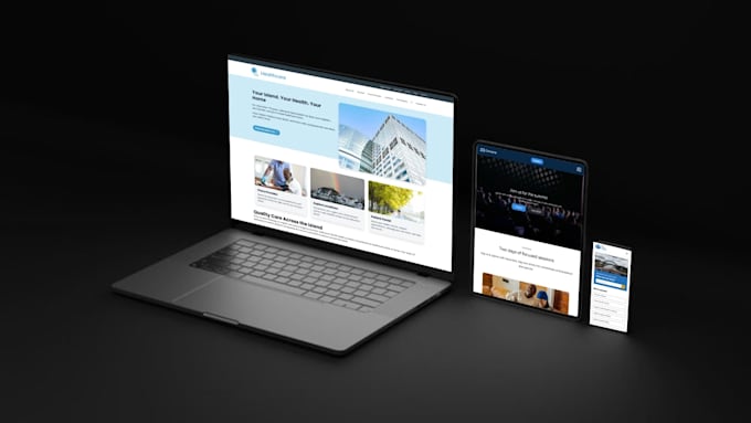 develop a responsive custom wordpress website