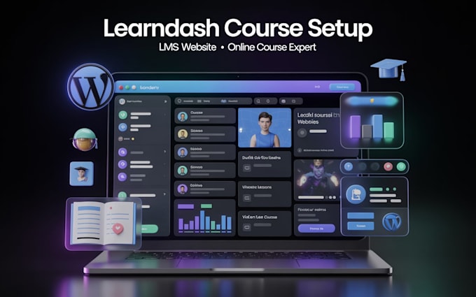 build learndash course lms website learndash website elearning website learndash