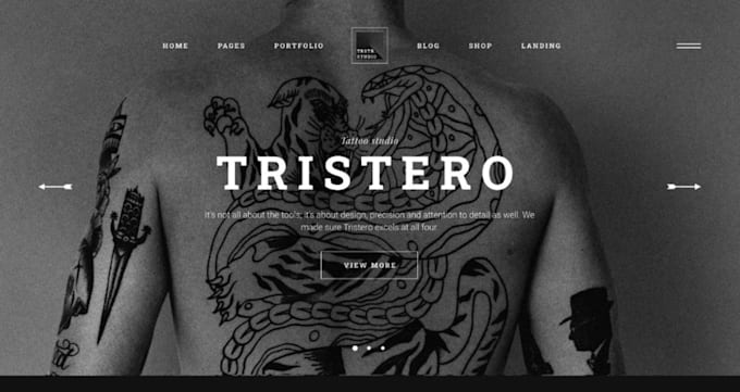 design squarespace wellness website tattoo art artist website wix studio website