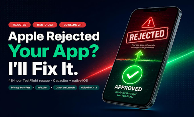 fix ios android app store rejection, app store submission capacitor, ionic