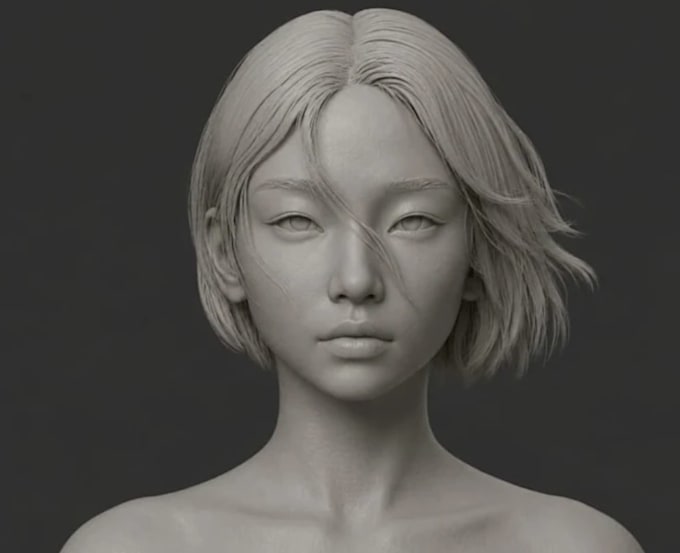 do 3d realistic character 3d game model 3d printable