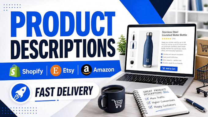 write engaging shopify or etsy product descriptions