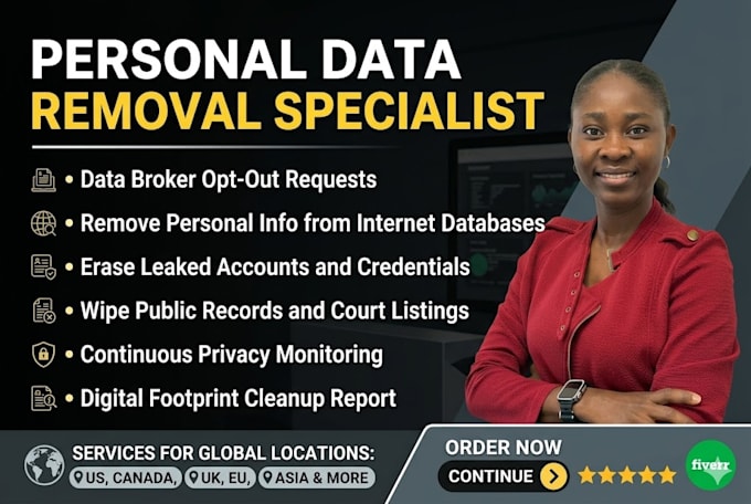 remove your personal information and data from the internet