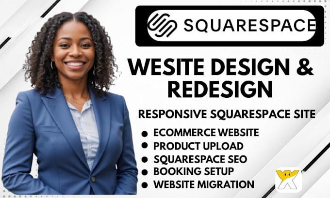 build squarespace design or redesign squarespace website