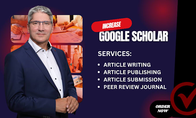 write and publish research articles in google scholar