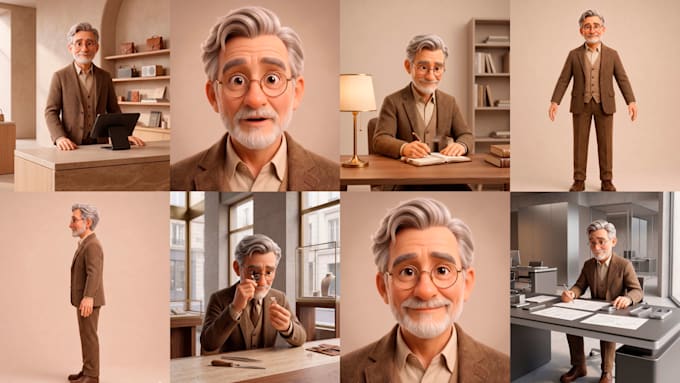 create a reusable ai 3d mascot character system for brands