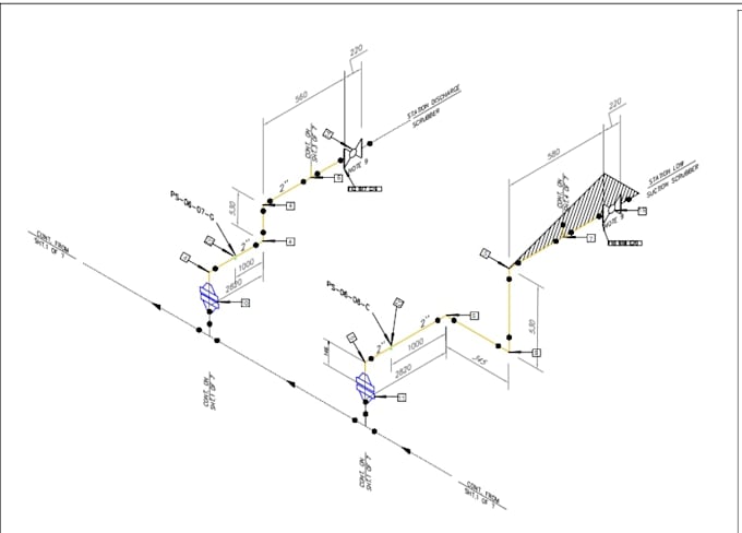 draft professional isometric drawings with bom