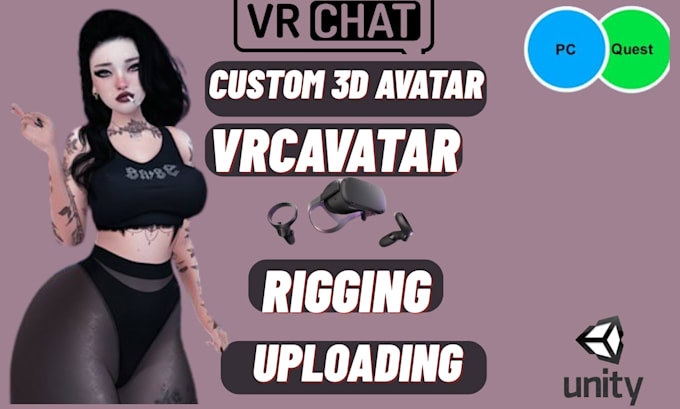 create 3d avatar model vtuber avatar furry avatar vrchat model anime
