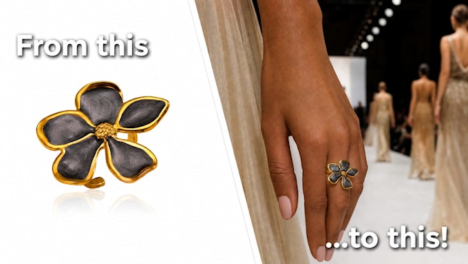 restyle product photos with custom backgrounds and lighting