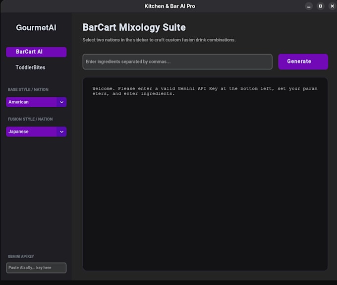 develop a custom python gui desktop app