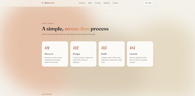 build a professional modern website