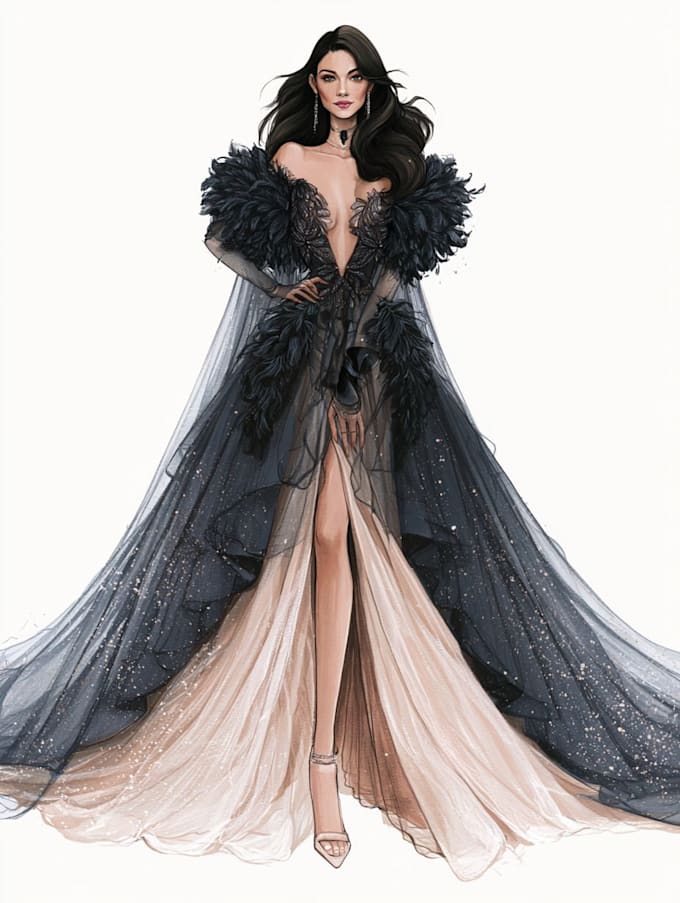 fashion design illustration artwork