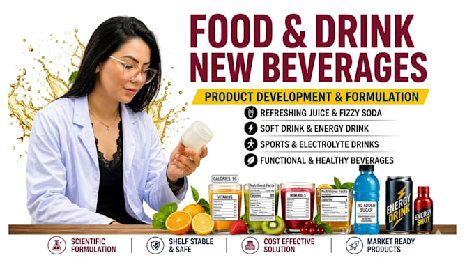 formulate energy drinks, functional beverages and smoothies
