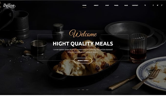 build food catering website, catering website online ordering menu, cafe website