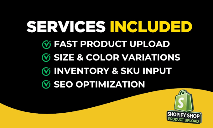 do manual shopify product listing and variant setup