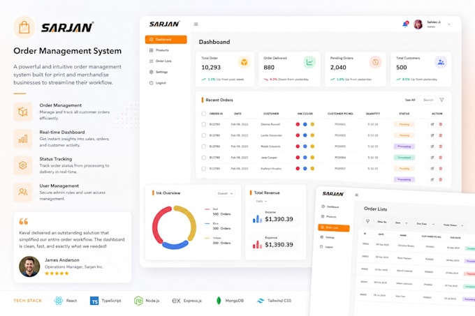 develop custom CRM erp or inventory management software