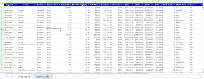 create excel pivot tables, sales reports and data analysis