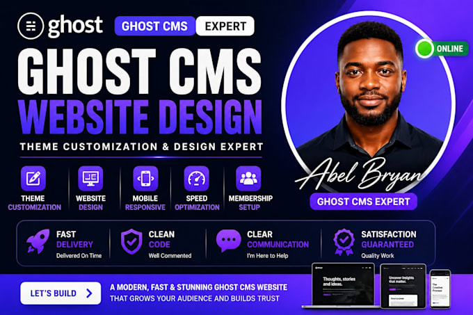 customize ghost cms website, ghost cms theme and design