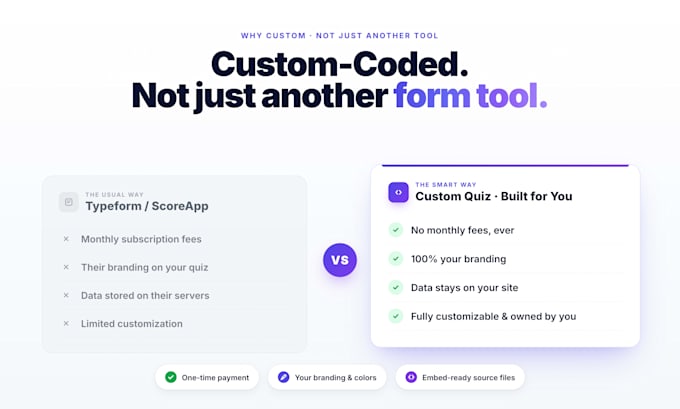 build a custom lead generation quiz for your website