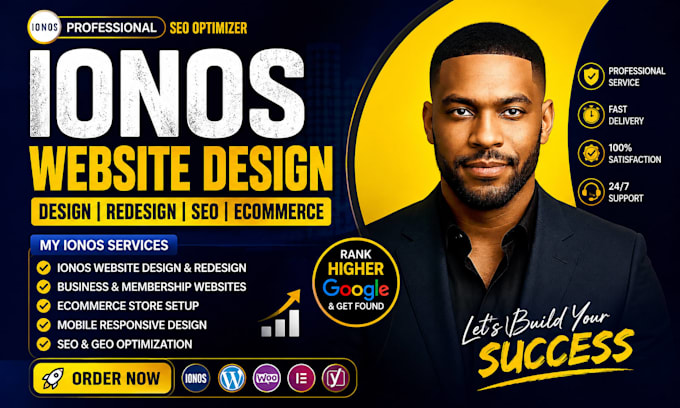 create custom ionos website, ionos website redesign, ionos ecommerce, ionos SEO