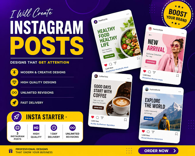 create instagram post design