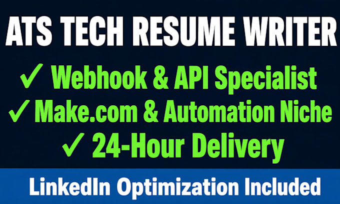 write an ats resume and linkedin profile for tech and automation professionals