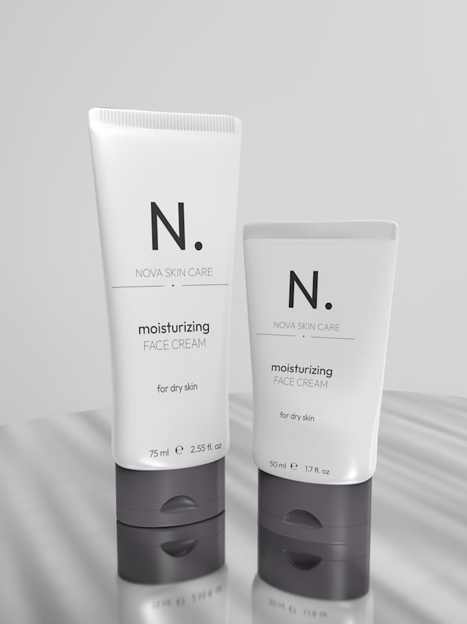 do skin products renders and visualisations