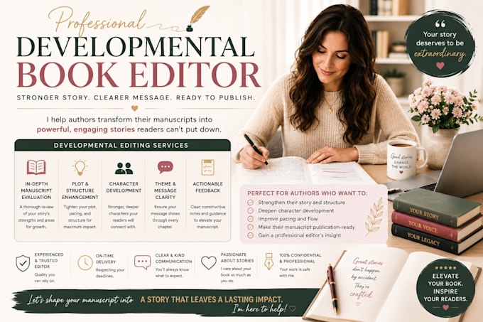 developmental editor developmental book editor book proofreading for KDP