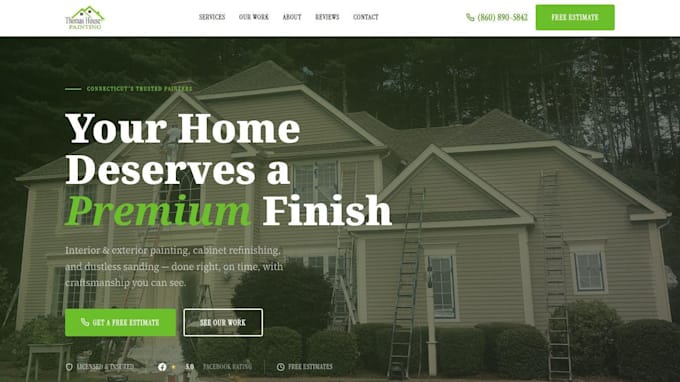 create a custom website for your business or organization