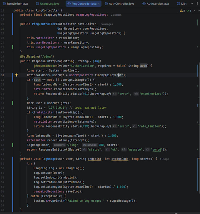 develop apis for you using spring boot and java