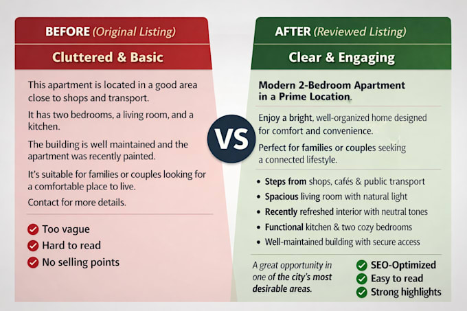 write a high converting real estate listing for your property