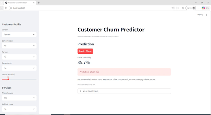 machine learning prediction app with streamlit in python