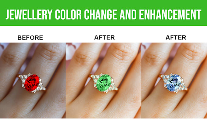 do jewelry color correction professional retouching editing