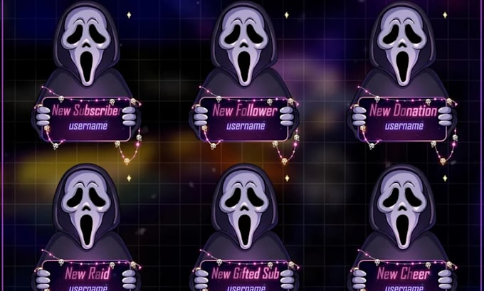 do custom twitch overlay animated stream overlay vtuber overlay for streamers