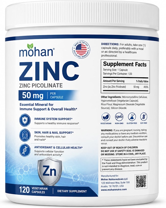 design professional supplement label and 3d mockup