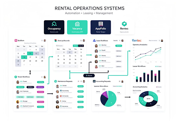 manage rental operations using buildium doorloop appfolio rentec