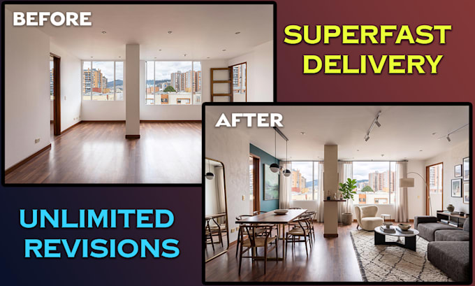 generate photorealistic ai interior designs and virtual staging