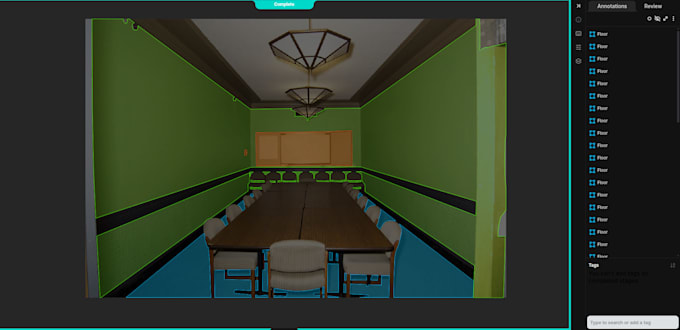 do professional polygon annotation