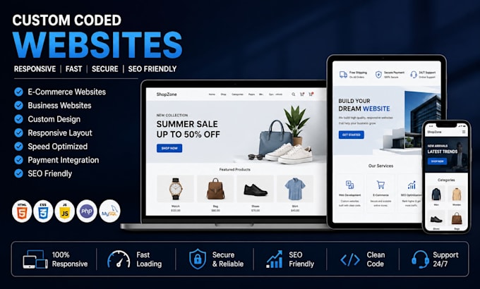 custom php ecommerce web developer
